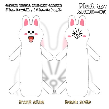 Anne rabbit anime long plush doll