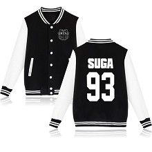 BTS SUGA 93 cotton thick hoodie coat jacket cloth