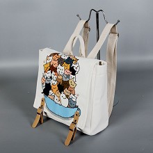 Neko Atsume canvas backpack bag