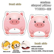 12 Chinese Zodiac Signs Pig custom shaped pillow