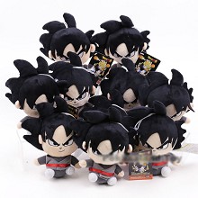 8inches Dragon Ball Goku anime plush dolls set(10pcs a set)