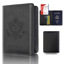 USA Passport Cover Card Case Credit Card Holder Wa...