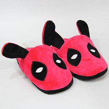 Deadpool plush shoes slippers a pair