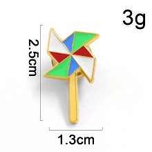 lollipop anime brooch pin