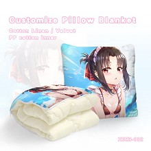 Kaguya-sama pattern customize pillow blanket cushi...