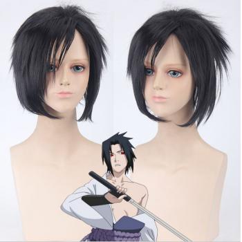 Naruto Sasuke cosplay wig 30cm