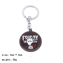 Friday the 13th key chain