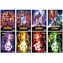 The Avengers Marvel hero posters set(8pcs a set)