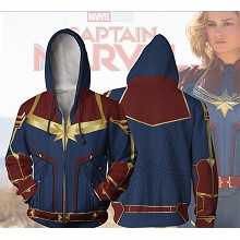 Captain Marvel movie  printing hoodie sweater cloth