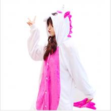 Cartton animal Unicorn flano pajamas dress hoodie
