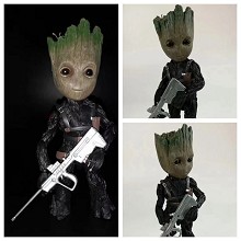 Guarians of the Gaaxy 2 Groot cos Winter Soldier figure