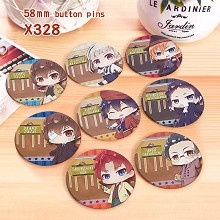 Bungo Stray Dogs anime brooches pins set(8pcs a se...