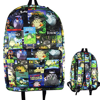 Totoro anime backpack bag