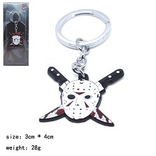 Friday the 13th movie key chain