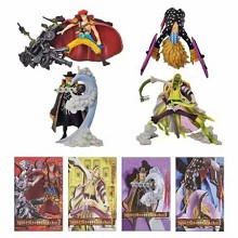 One Piece Charlotte anime figures set(4pcs a set)