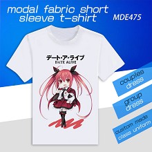 Date A Live anime model short sleeve t-shirt