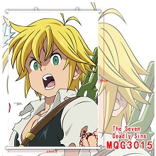The Seven Deadly Sins anime wall scroll