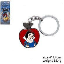 Snow White apple anime key chain