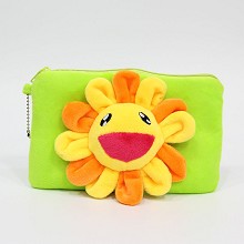 Sunflower plush wallet 20*12CM