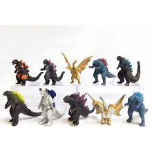 Godzilla figures set(10pcs a set)