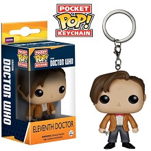 Funko POP Doctor Who ELEVENTH DOCTOR figure doll key chain