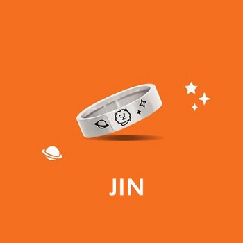 BTS JIN star ring 18MM
