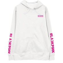 Black pink star cotton thin hoodie sweater cloth