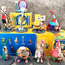 Spongebob anime figures set(9pcs a set)