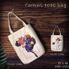Fate grand order anime canvas tote bag shopping ba...