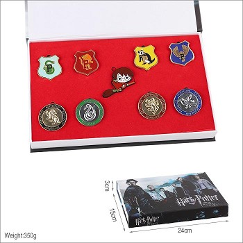 Harry Potter brooches pin a set