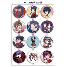 Chuunibyou Demo Koi ga shitai anime brooches pins set(24pcs a set) 