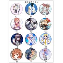 Toaru Majutsu no Index anime brooches pins set(24pcs a set)