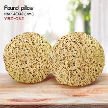 The noodles anime round pillow