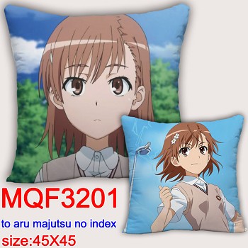 Toaru Kagaku no Railgun anime two-sided pillow