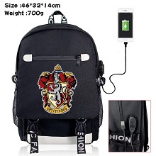 Harry Potter USB charging laptop backpack school bag