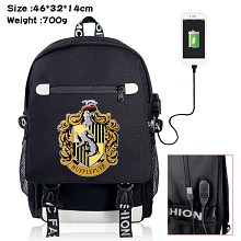 Harry Potter USB charging laptop backpack school b...