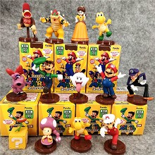 Super Mario anime figures set(13pcs a set)