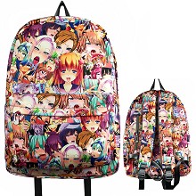 Ahegao anime backpack bag