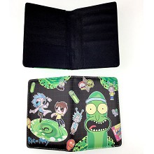 Rick and Morty anime Passport Cover Card Case Cred...