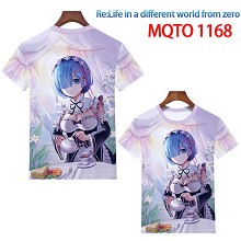 Re:Life in a different world from zero anime t-shirt