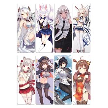 Azur Lane anime pvc bookmarks set(5set)