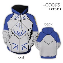 Fate Zero saber anime hoodie cloth