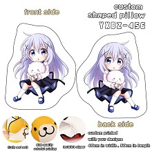 Is the Order a Rabbit anime custom shaped pillow