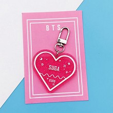 BTS SUGA star acrylic key chain