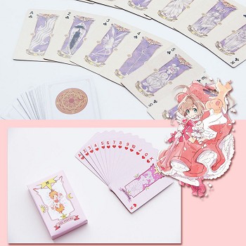 Card Captor Sakura anime pokers playing card