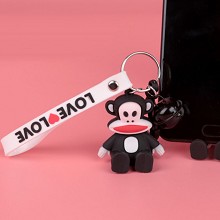 Gorilla anime figure doll pendant key chain