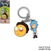 Rick and Morty anime key chain