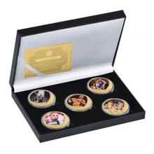 5pcs coin with box