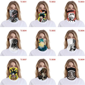 My Hero Academia anime headgear stocking mask magic scarf neck face mask