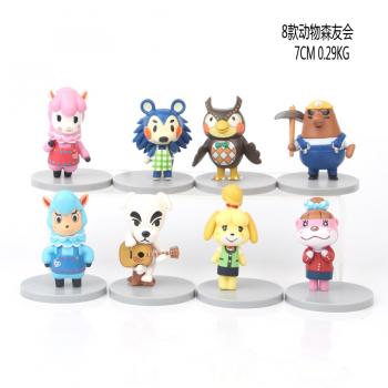 Animal Crossing game figures（8pcs a set）